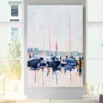 ” Watercolor Boat Club II ” by Emma Scarvey - Chic Decora