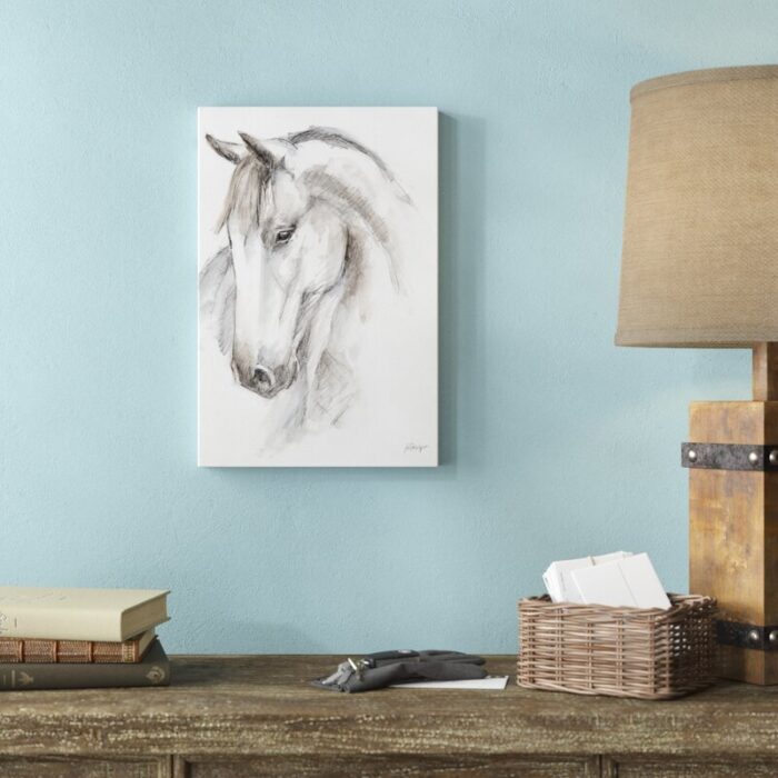 ” Watercolor Equine Study II ” by Ethan Harper - Chic Decora