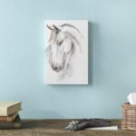 ” Watercolor Equine Study II ” by Ethan Harper - Chic Decora