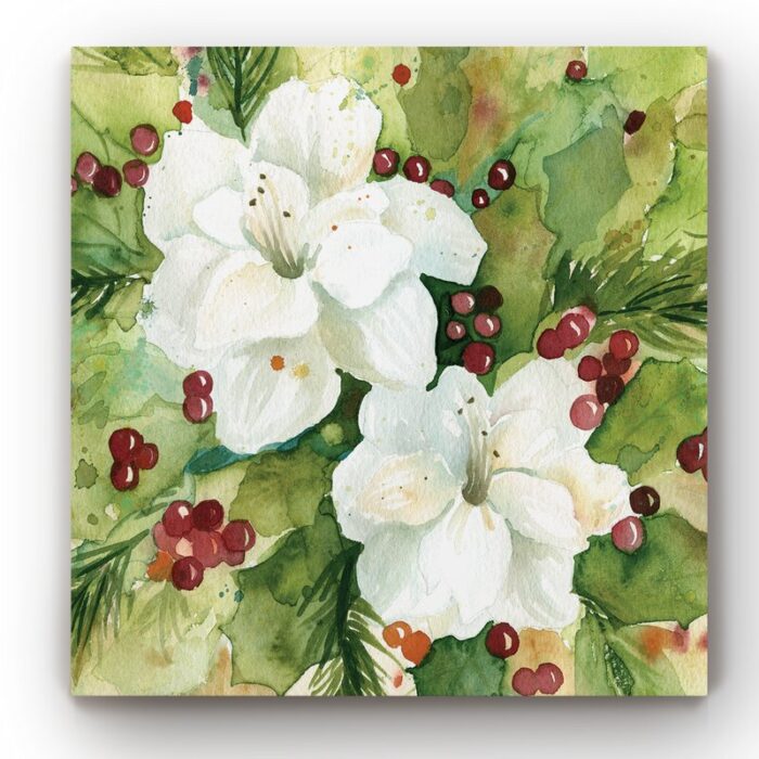 ” Watercolor Holly “ - Chic Decora