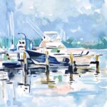 ” Watercolor Marina II “ - Chic Decora