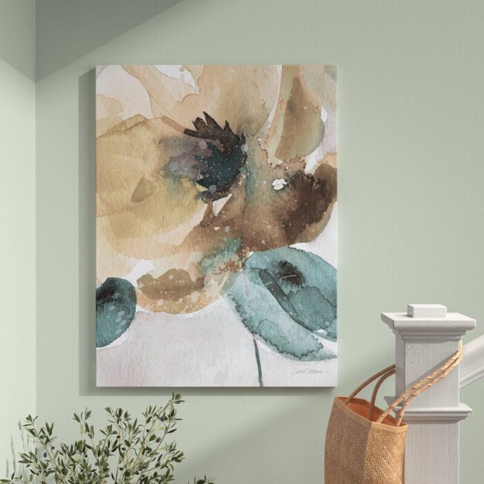 ” Watercolor Poppy II ” by Carol Robinson Painting Print - Chic Decora