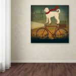 ” White Doodle On Bike Summer ” by Ryan Fowler - Chic Decora