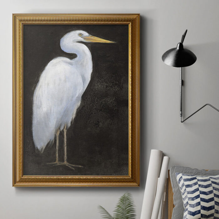 ” White Heron Portrait I “ - Chic Decora