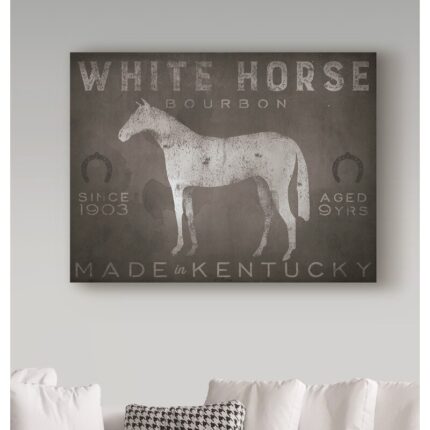 ” White Horse With Words ” by Ryan Fowler - Chic Decora