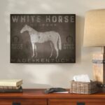 ” White Horse With Words ” by Ryan Fowler - Chic Decora