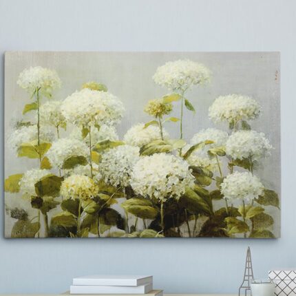 ” White Hydrangea Garden ” by Danhui Nai - Chic Decora