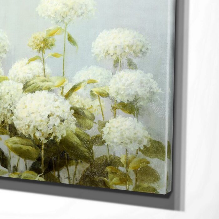 ” White Hydrangea Garden ” by Danhui Nai - Chic Decora