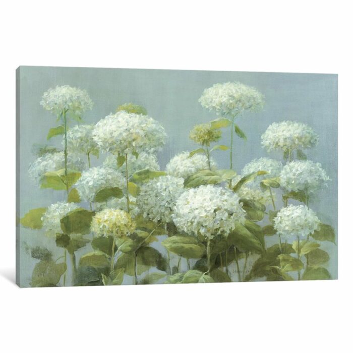 ” White Hydrangea Garden ” by Danhui Nai - Chic Decora