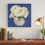 ” White Hydrangeas I ” by Emma Scarvey Painting Print - Chic Decora