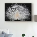 ” White Peacock Portrait ” by Pino Liddi - Chic Decora