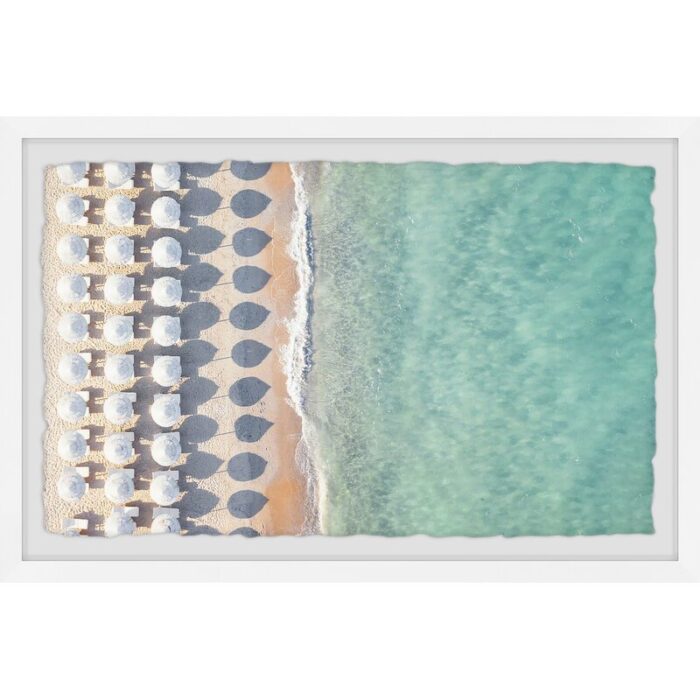 ” White Sun Umbrellas ” by Eyre Tarney - Chic Decora