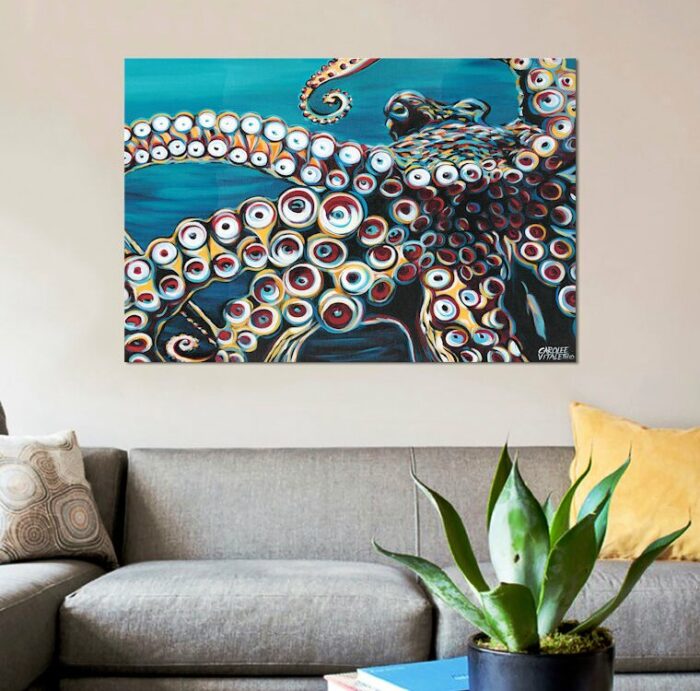 ” Wild Octopus I ” by Carolee Vitaletti - Chic Decora