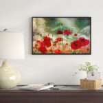 ” Wild Red Poppy Flowers In Sky “ - Chic Decora