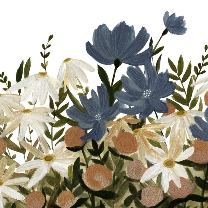 ” Wildflower Garden I ” by Emma Scarvey Painting Print - Chic Decora