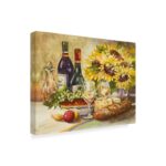 ” Wine And Sunflowers ” by Jerianne Van Dijk - Chic Decora