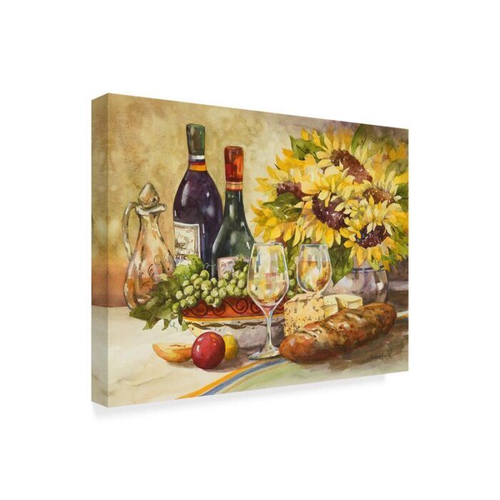 ” Wine And Sunflowers ” by Jerianne Van Dijk - Chic Decora