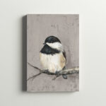 ” Winter Bird IV ” by Jade Reynolds Painting Print - Chic Decora