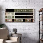 ” Wooden Scoreboard “ - Chic Decora