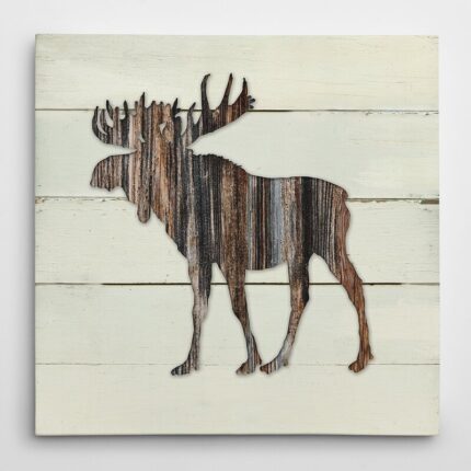 ” Woodland Moose “ - Chic Decora