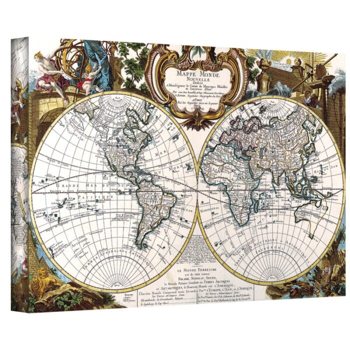 ” World Map Circa 1499 “ - Chic Decora