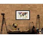 ” World Map Urba Watercolor II ” by Michael Tompsett - Chic Decora