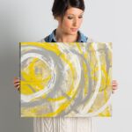 ” Yellow Aura ” by Erin Ashley - Chic Decora