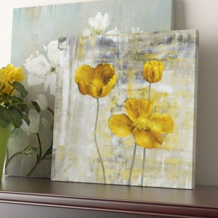 ” Yellow Flowers II ” by Carol Black - Chic Decora