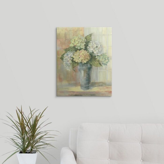 ” Yellow Hydrangea ” by Carol Rowan - Chic Decora