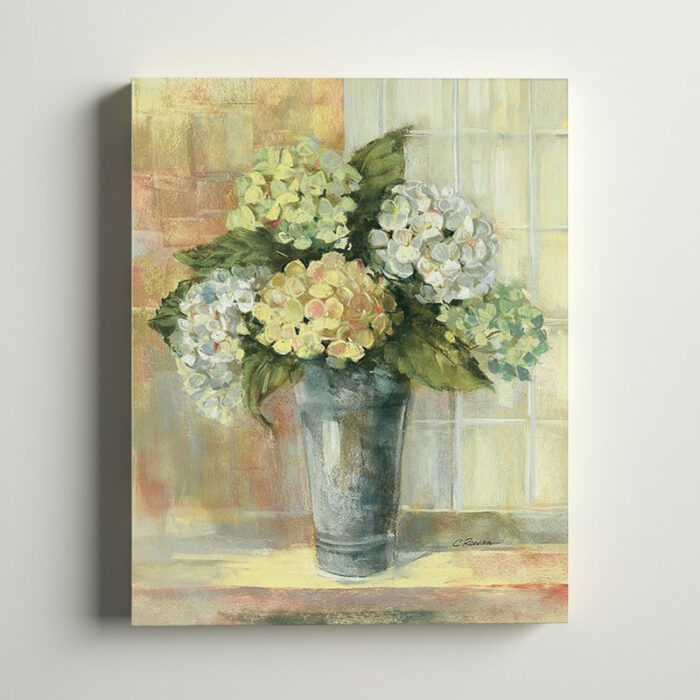 ” Yellow Hydrangea ” by Carol Rowan - Chic Decora