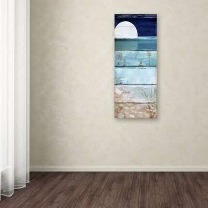 Beach Moonrise I’ Painting Print - Chic Decora