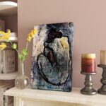 Blue Nude’ Oil Painting Print on Canvas - Chic Decora