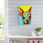 Chihuahua’ Graphic Art on Wrapped Canvas - Chic Decora