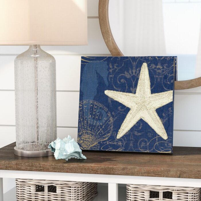 Coastal Moonlight I’ Graphic Art on Wrapped Canvas - Chic Decora