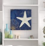 Coastal Moonlight I’ Graphic Art on Wrapped Canvas - Chic Decora