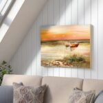 Florida Sunset’ Painting on Canvas - Chic Decora