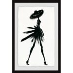 Little Black Dress II’ – Picture Frame Graphic Art Print on Paper - Chic Decora