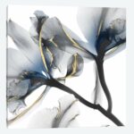 Luster Cyclamen II’ Graphic Art Print on Canvas - Chic Decora