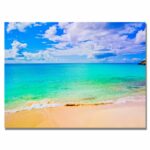 Maho Beach’ – Wrapped Canvas Photographic Print - Chic Decora