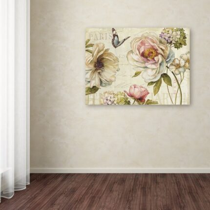 Marche de Fleurs IV’ Painting Print on Wrapped Canvas - Chic Decora