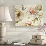 Marche de Fleurs IV’ Painting Print on Wrapped Canvas - Chic Decora