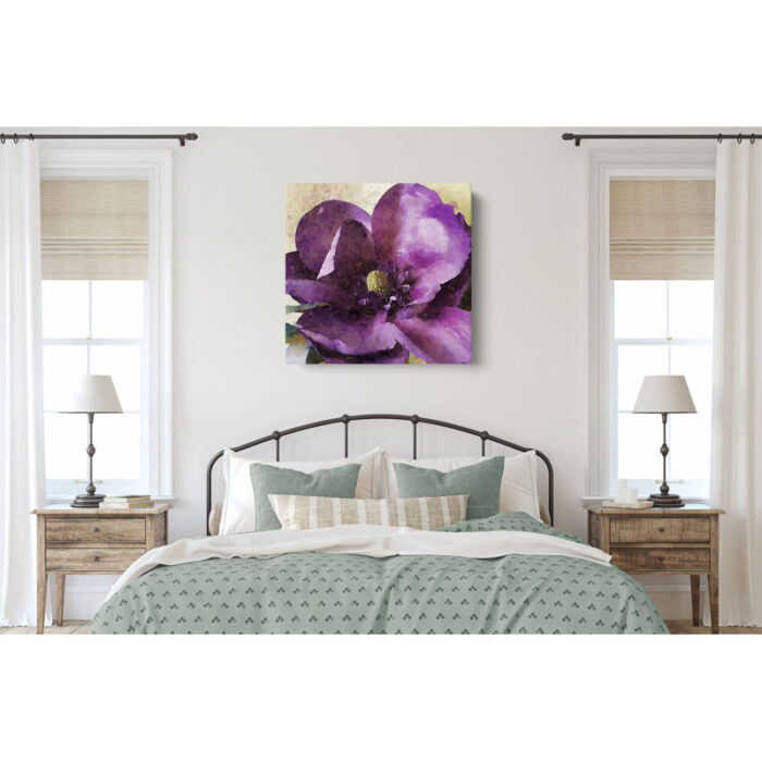 Purple Spring Rhapsody 4 III’ by Irena Orlov, Purple Floral Fine Art Gallery Canvas Print - Chic Decora