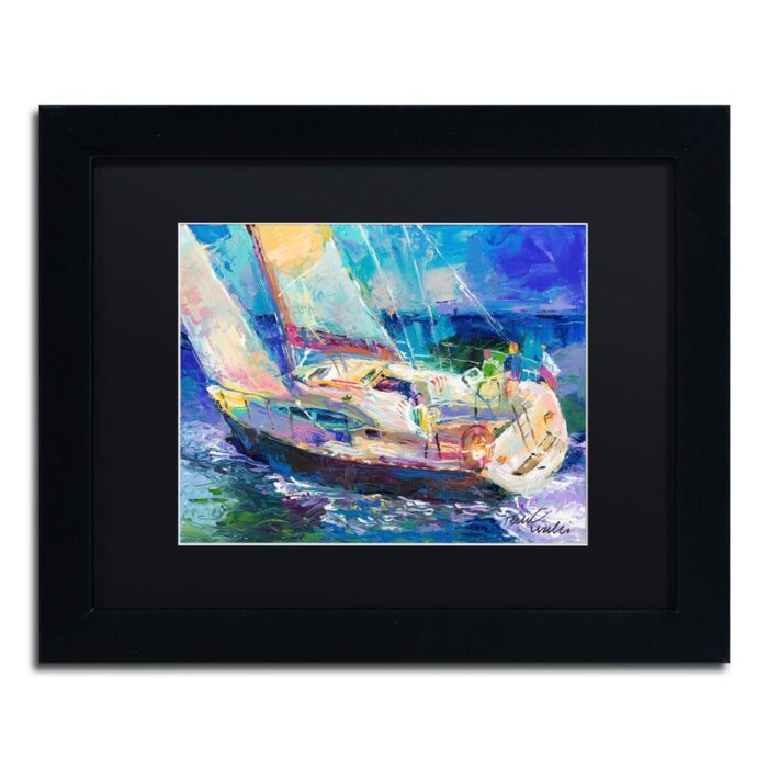 Sailboat’ Print on Canvas - Chic Decora