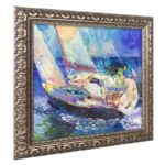 Sailboat’ Print on Canvas - Chic Decora