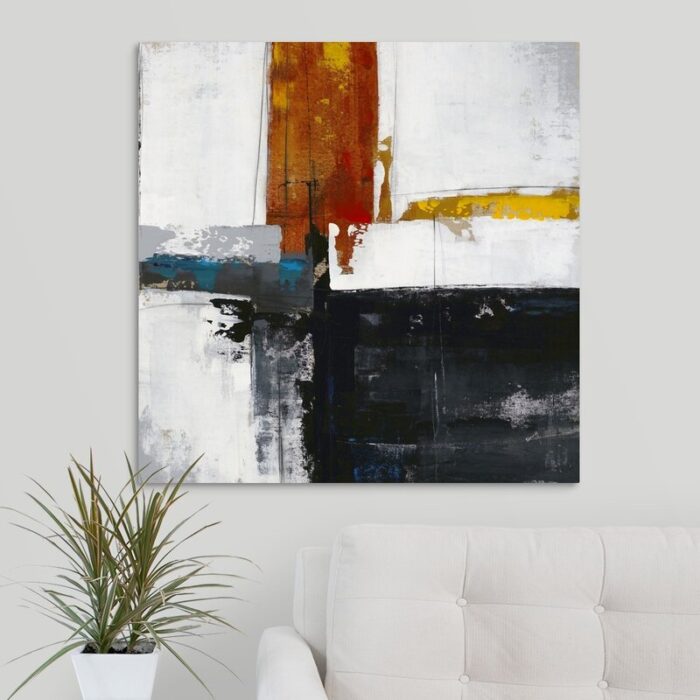 Stroke of Luck II’ Painting on Canvas by Sydney Edmunds - Chic Decora