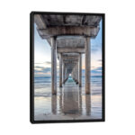 Support Pillars, Ellen Browning Scripps Memorial Pier, La Jolla, San Diego, California, ISA’ by Rob Tilley – Wrapped Canvas Photograph Print - Chic Decora