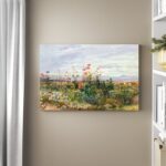 Wildflowers with a View of Dublin, Dunleary’ by Mark Adlington, Flowers in Ireland Scenic Wall Art - Chic Decora