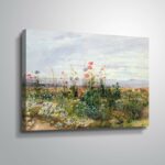 Wildflowers with a View of Dublin, Dunleary’ by Mark Adlington, Flowers in Ireland Scenic Wall Art - Chic Decora