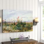 Wildflowers with a View of Dublin, Dunleary’ by Mark Adlington, Flowers in Ireland Scenic Wall Art - Chic Decora