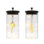 2 Piece Sea Shell Pendant Decorative Lamp Battery Powered Lights - Chic Decora